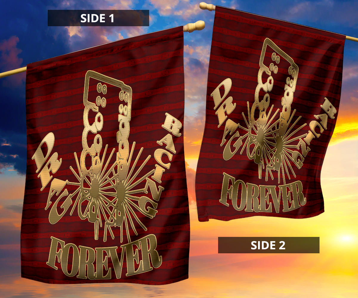 Drag Racing Forever Flag