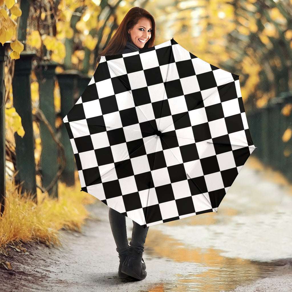 Racing Checkered Flag Umbrella