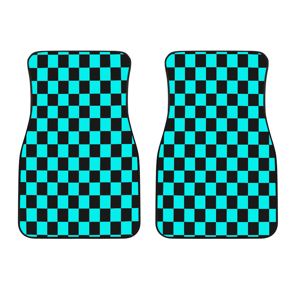 Racing Checkered Flag Car Mats
