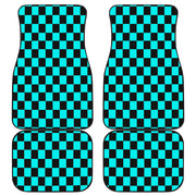 Racing Checkered Flag Car Mats