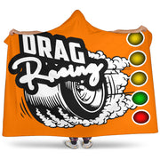 Drag Racing Hooded Blanket