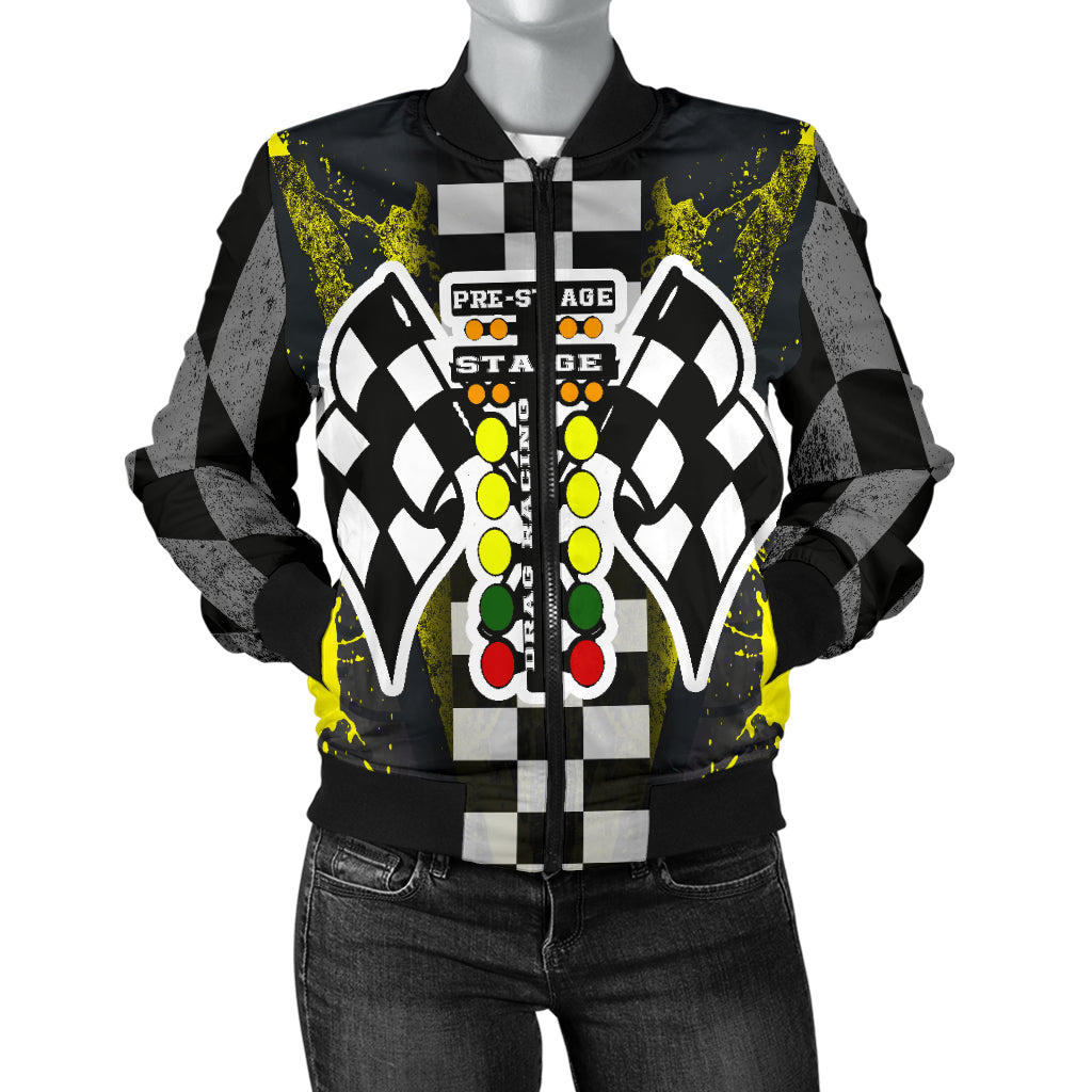 Drag Racing Women's Bomber Jacket RBY