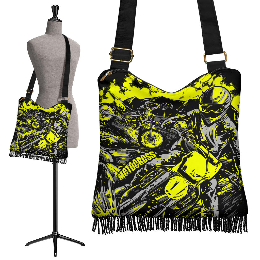 Motocross Crossbody Boho Handbag