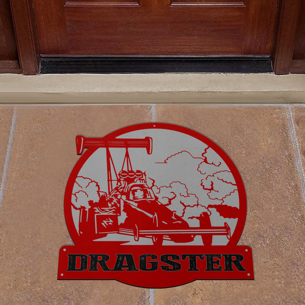 Custom Shaped Dragster Door Mat