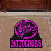 Custom Shaped Motocross Door Mat