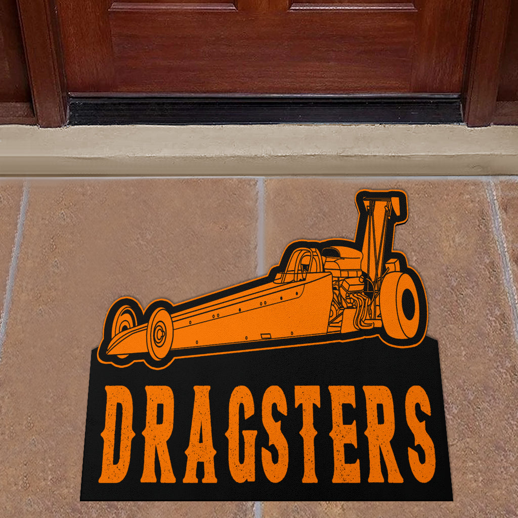 Custom Shaped Dragster Door Mat