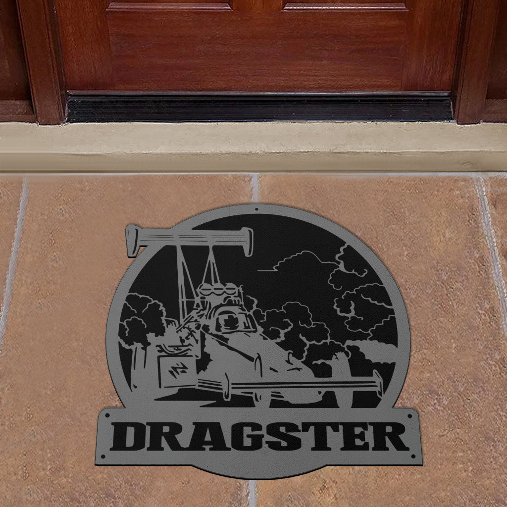 Custom Shaped Dragster Door Mat