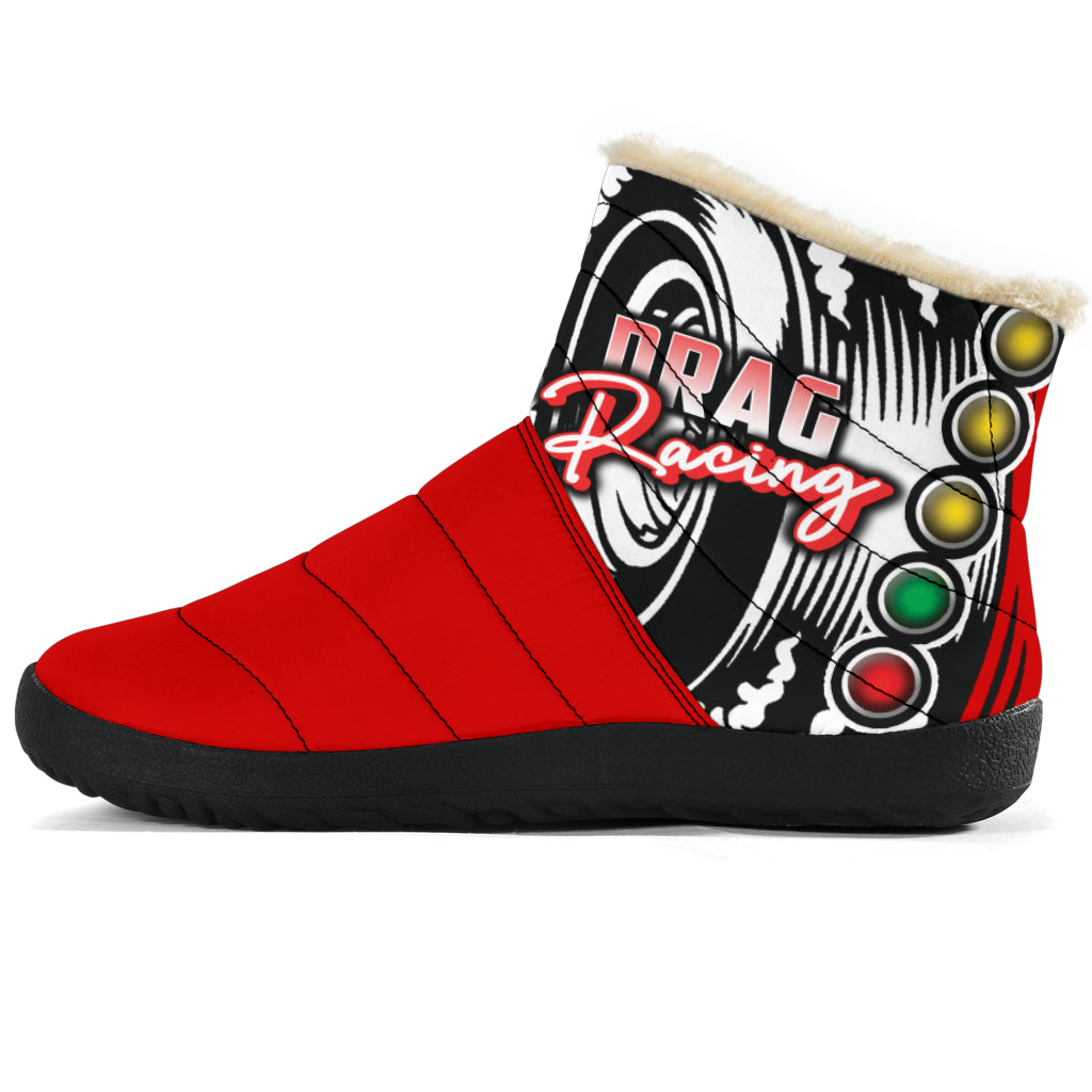 Drag Racing Cozy Winter Boots