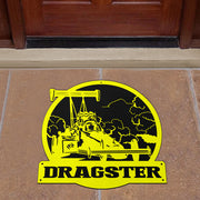 Custom Shaped Dragster Door Mat