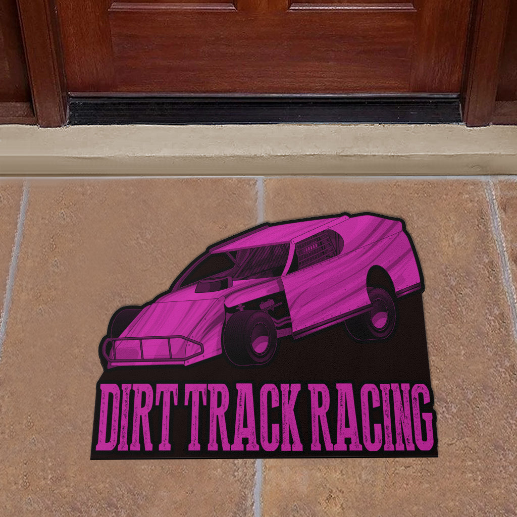 Custom shaped dirt modified door mat