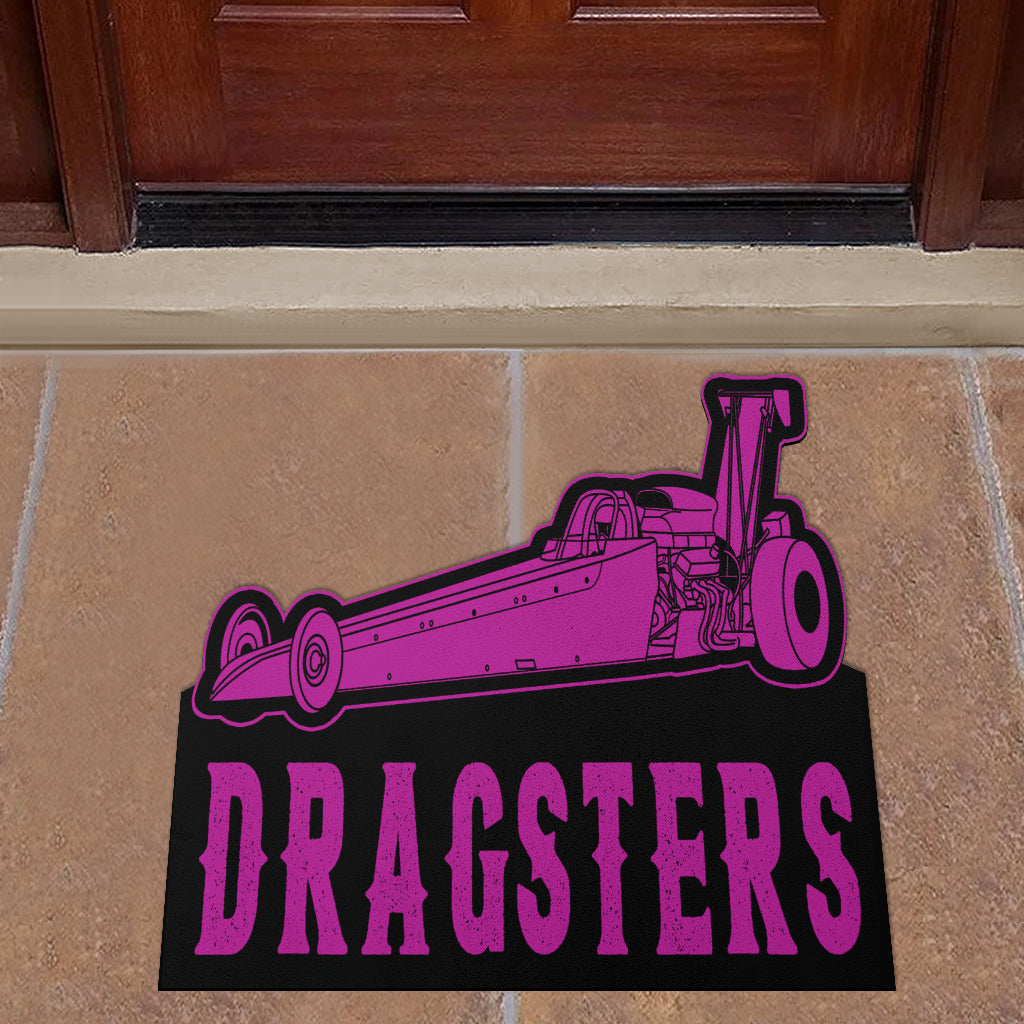 Custom Shaped Dragster Door Mat