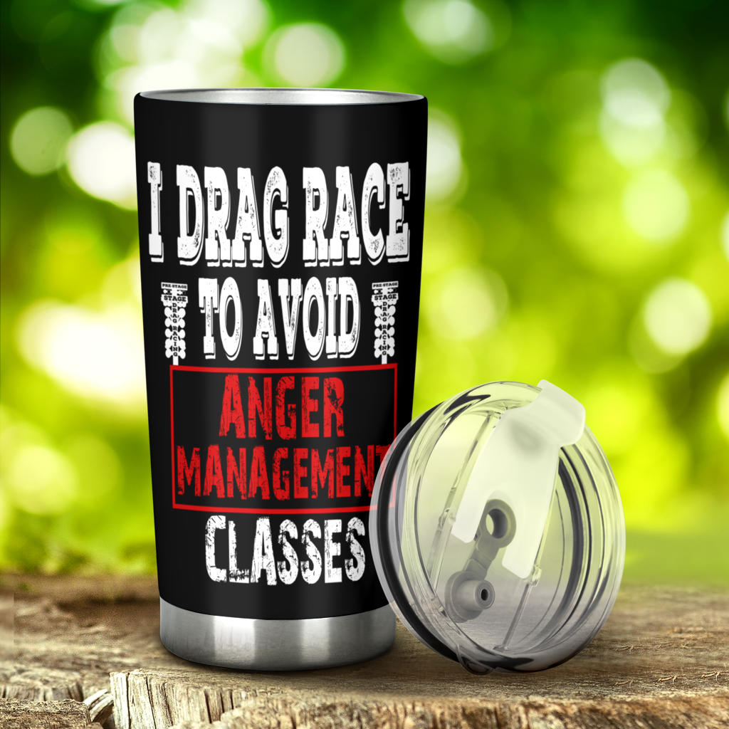 Drag racing tumbler