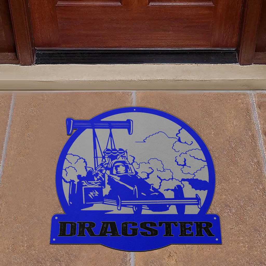 Custom Shaped Dragster Door Mat