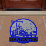 Custom Shaped Dragster Door Mat