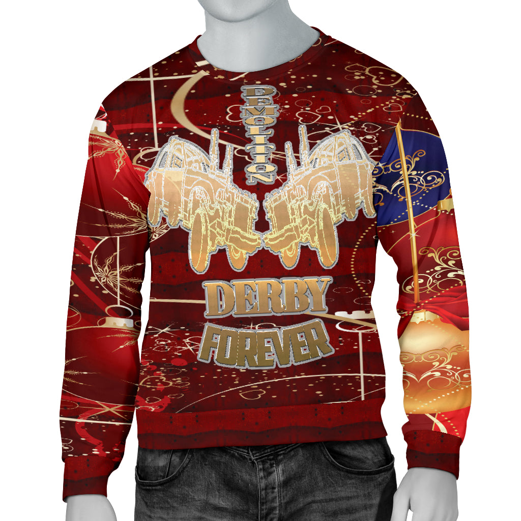 Demolition Derby Ugly Men's Sweater