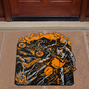 Custom Shaped Motocross Door Mat