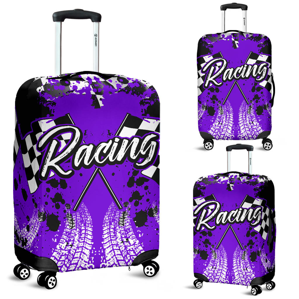 Racing Luggage Cover Purple!