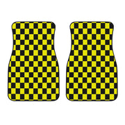 Racing Checkered Flag Car Mats
