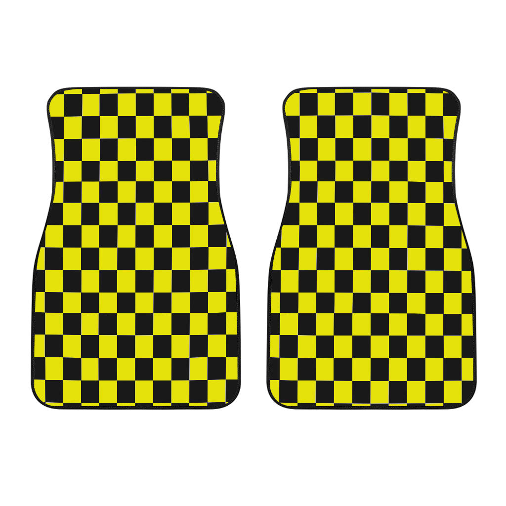 Racing Checkered Flag Car Mats