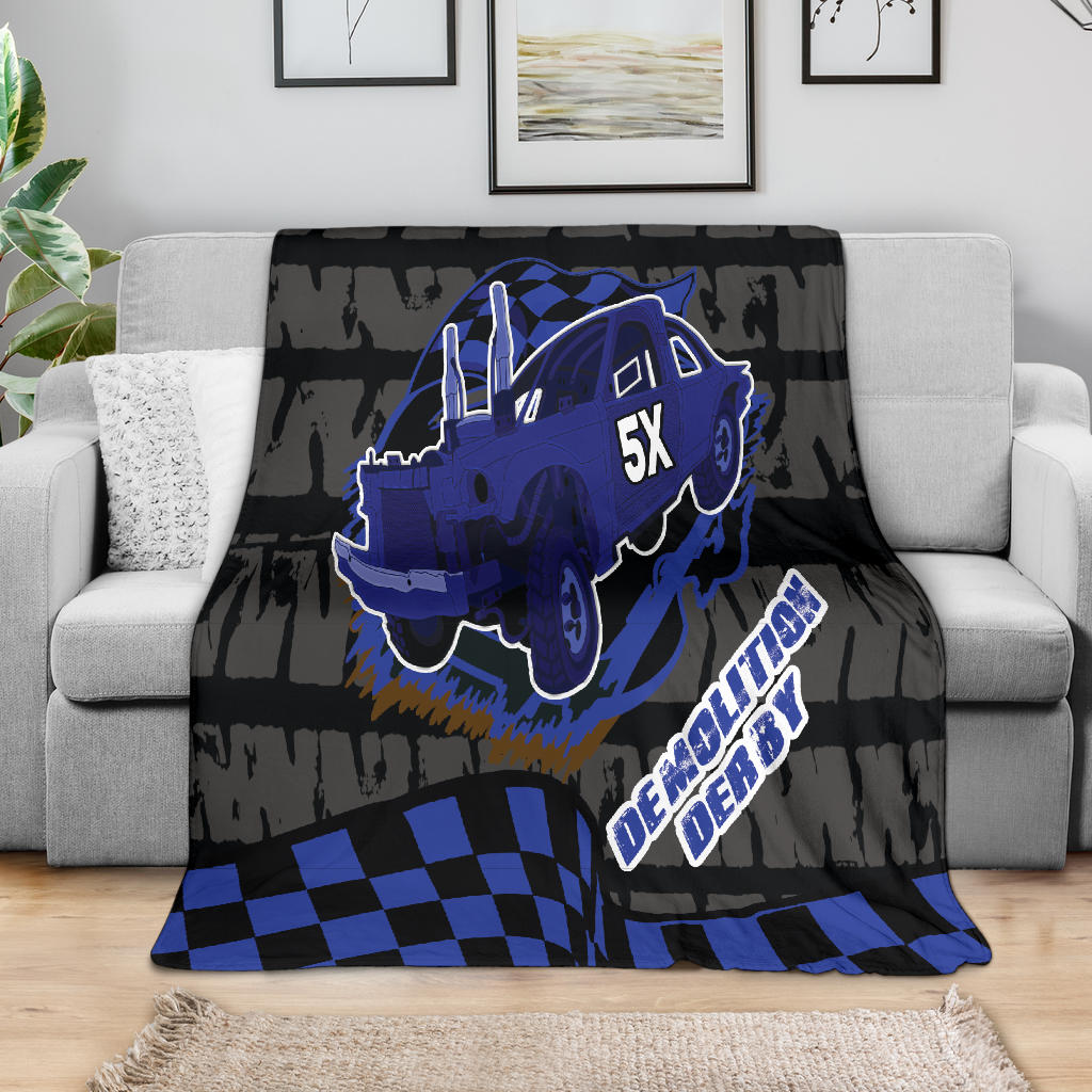 Custom Demolition Derby blanket