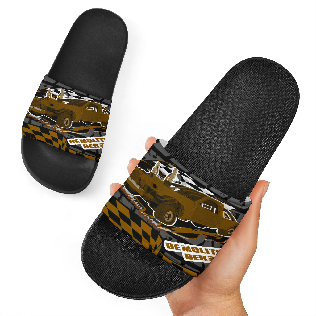 Demolition Derby Slide Sandals