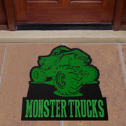 Custom Shaped Monster Trucks Door Mat