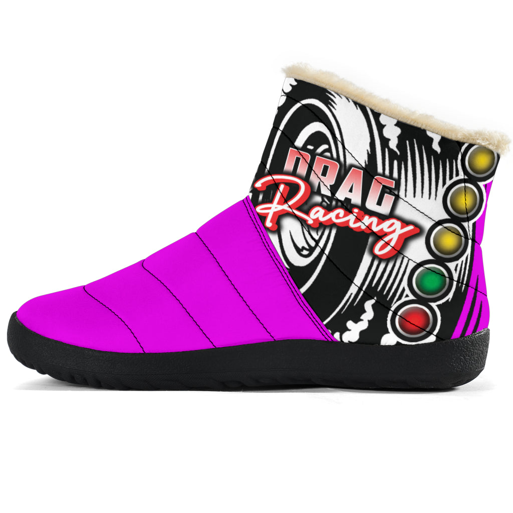 Drag Racing Cozy Winter Boots