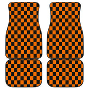 Racing Checkered Flag Car Mats