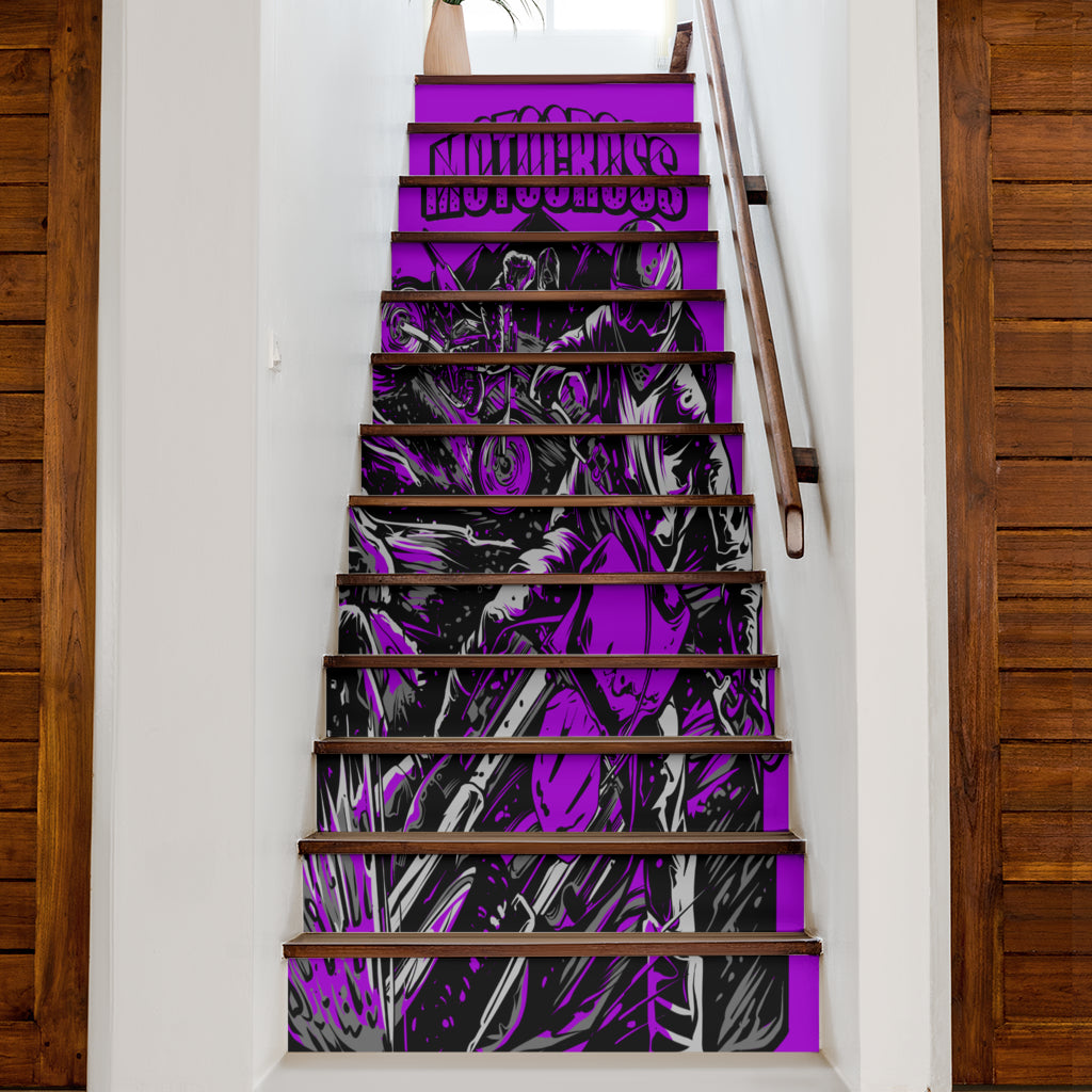 Motocross Stair Stickers