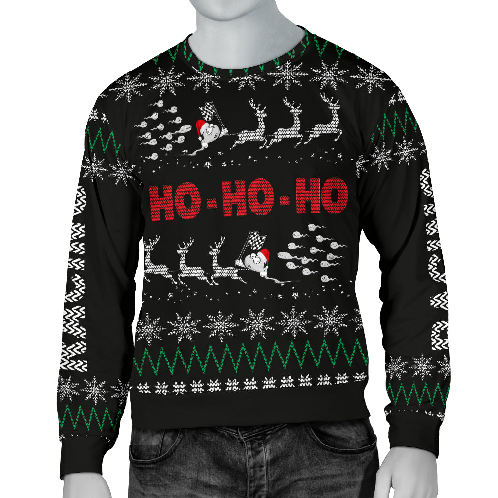 Racing men's ugly sweater