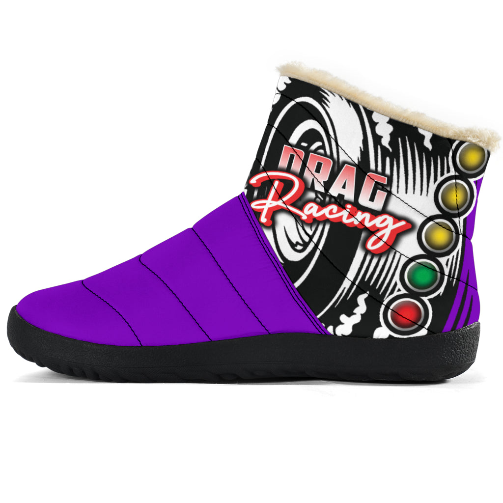 Drag Racing Cozy Winter Boots 