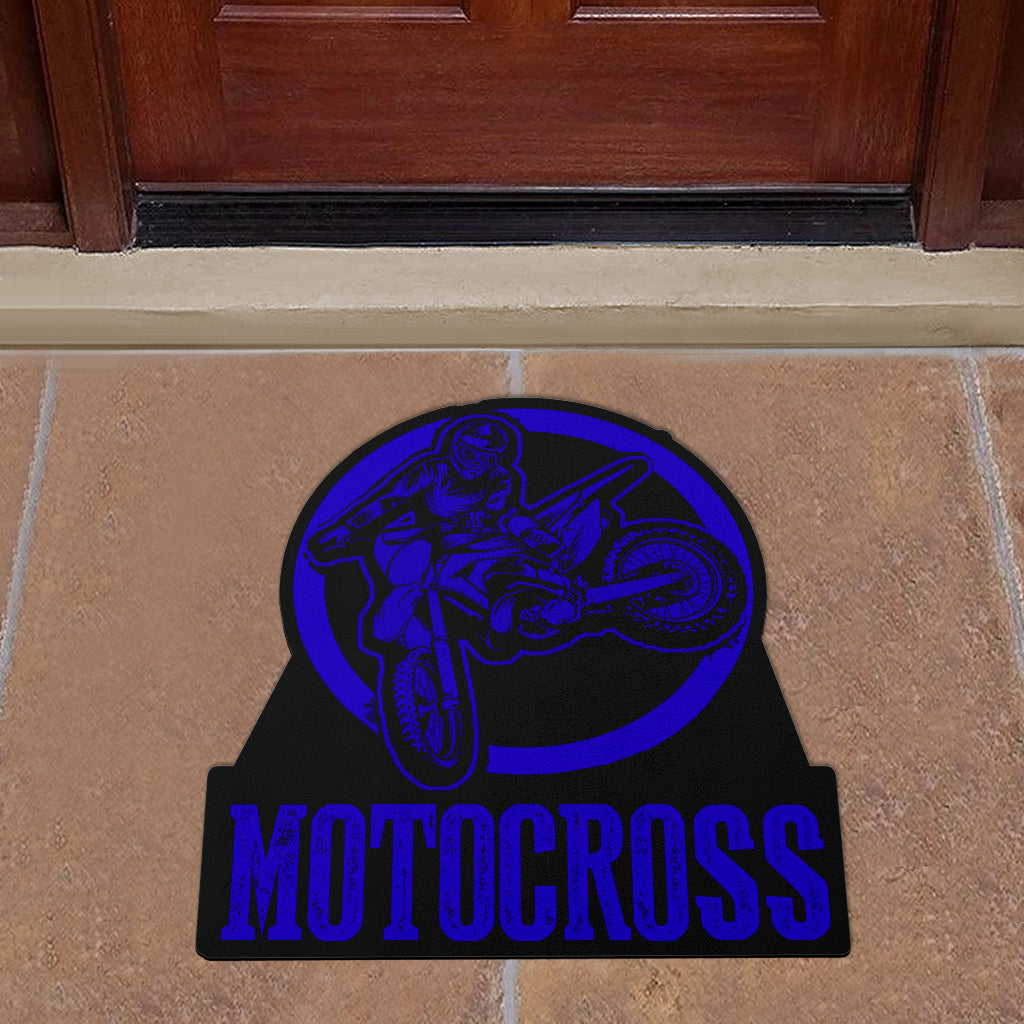 Custom Shaped Motocross Door Mat