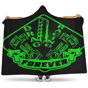 Drag Racing Forever Hooded Blanket