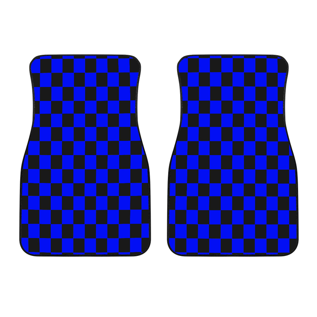 Racing Checkered Flag Car Mats