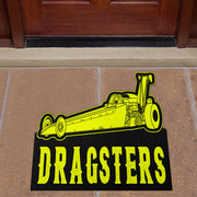 Custom Shaped Dragster Door Mat