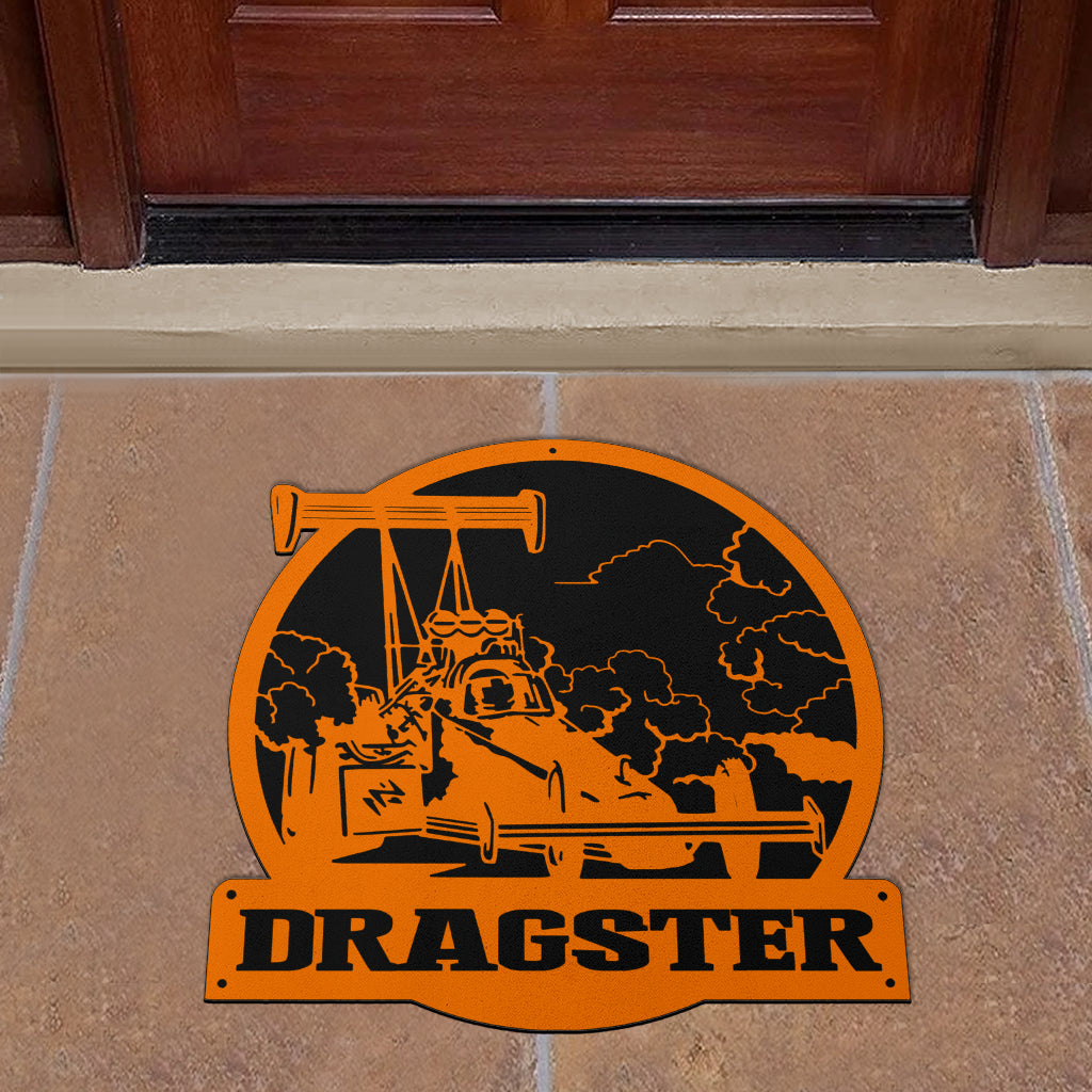 Custom Shaped Dragster Door Mat