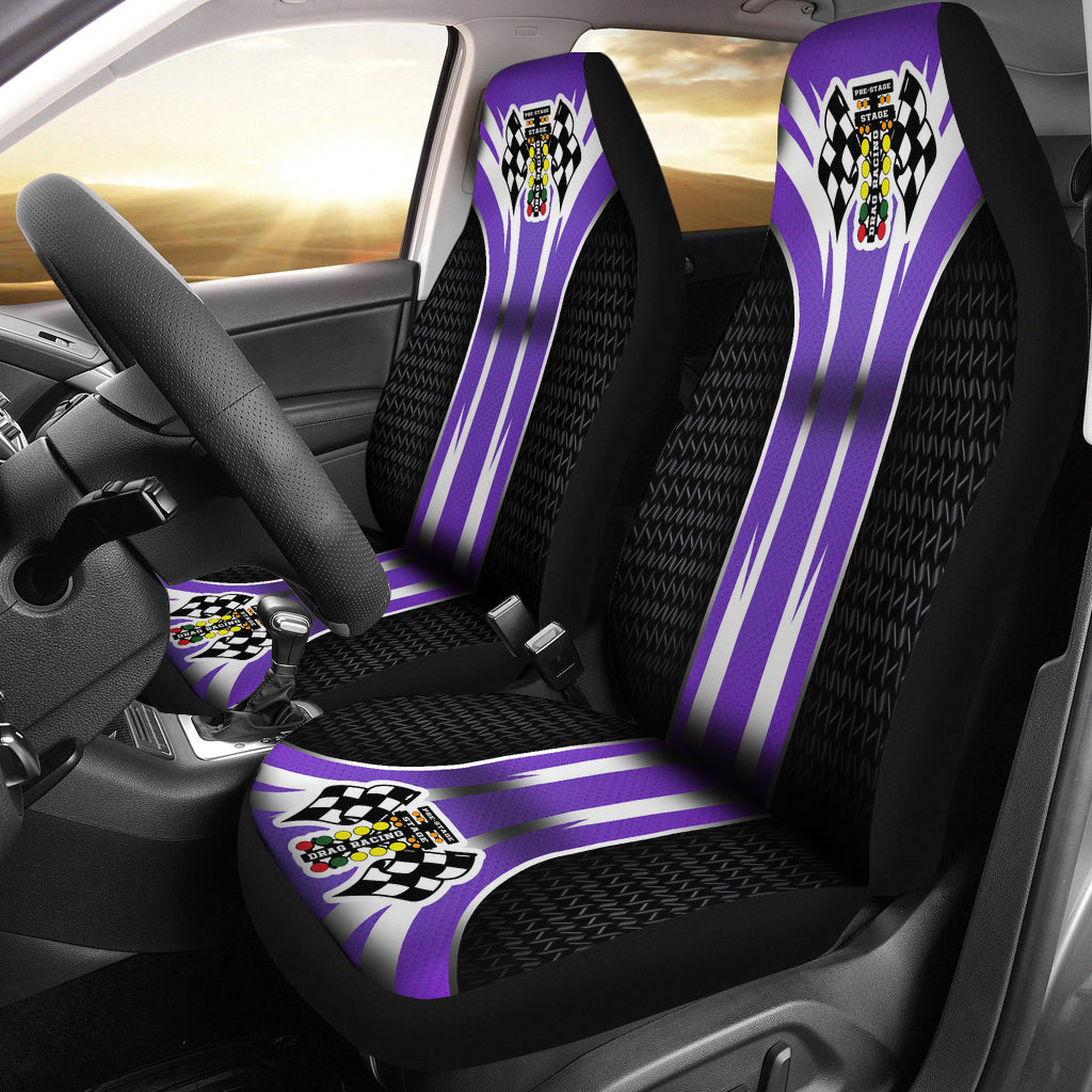 Drag Racing Seat Covers - RBNLPu (Set of 2)