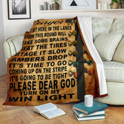 Drag Racer's Prayer Blanket