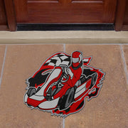 Custom shaped kart racing door mat