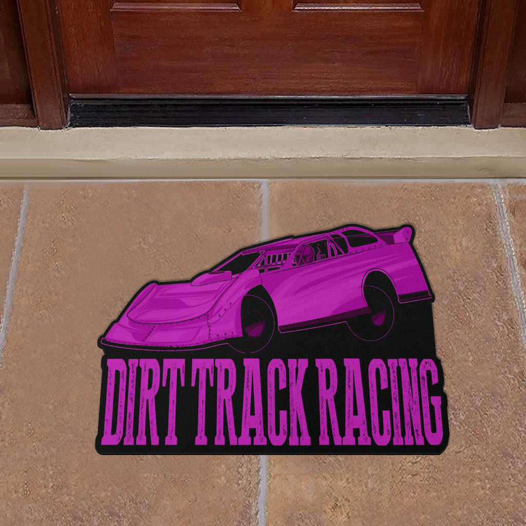Custom shaped sprint car door mat