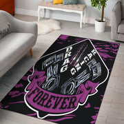 Drag Racing Forever Rug