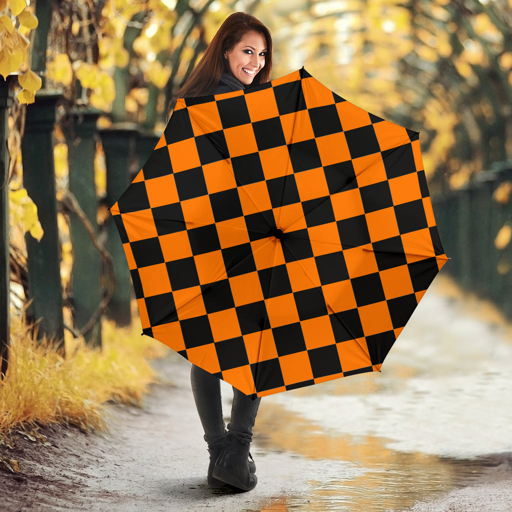 Racing Checkered Flag Umbrella