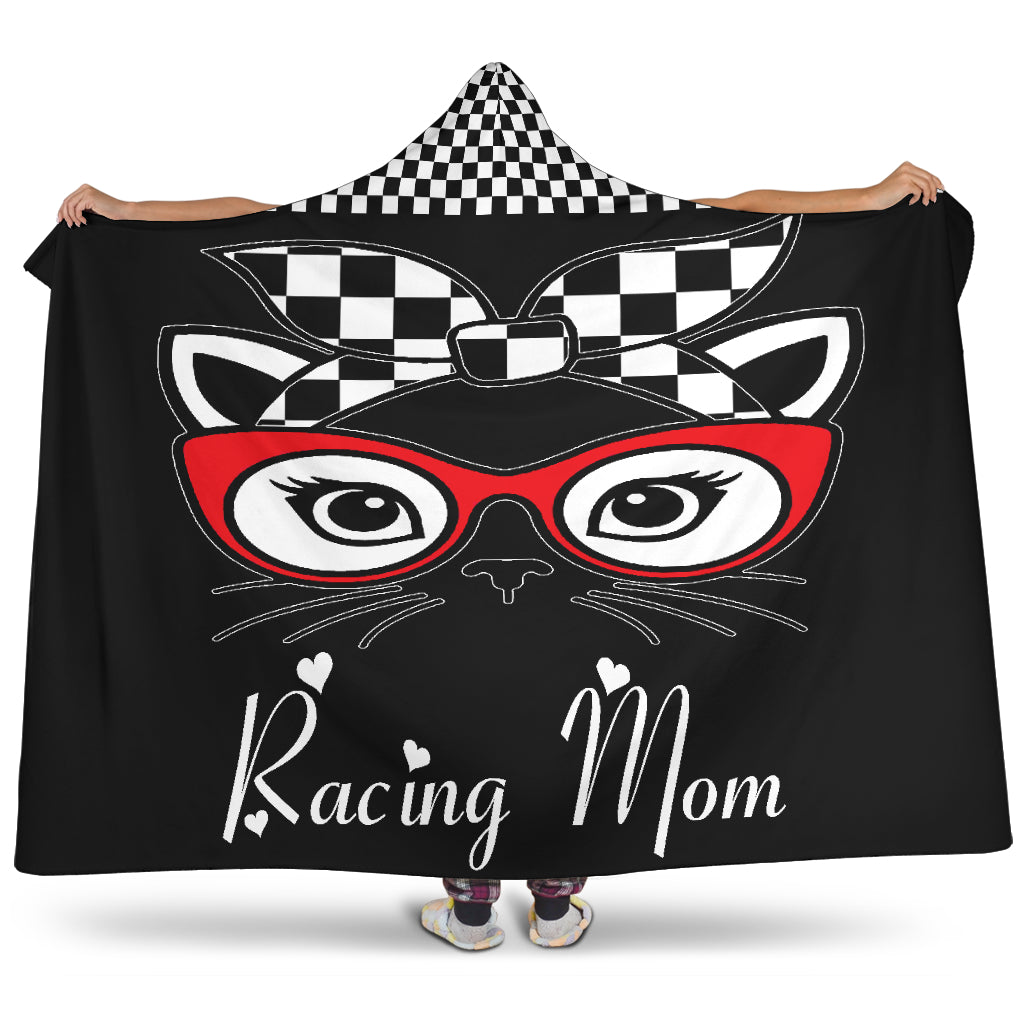 Racing Mom Hooded Blanket