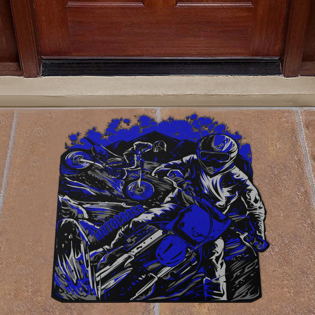 Custom Shaped Motocross Door Mat
