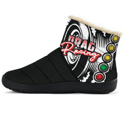 Drag Racing Cozy Winter Boots