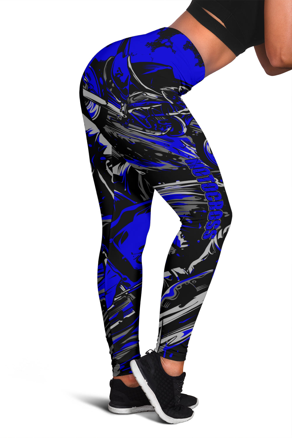 Motocross Leggings Blue