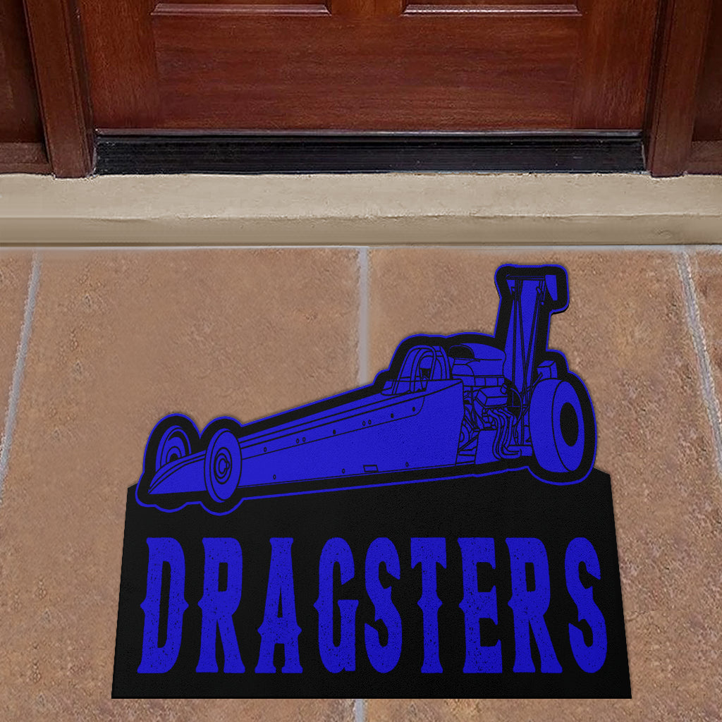 Custom Shaped Dragster Door Mat