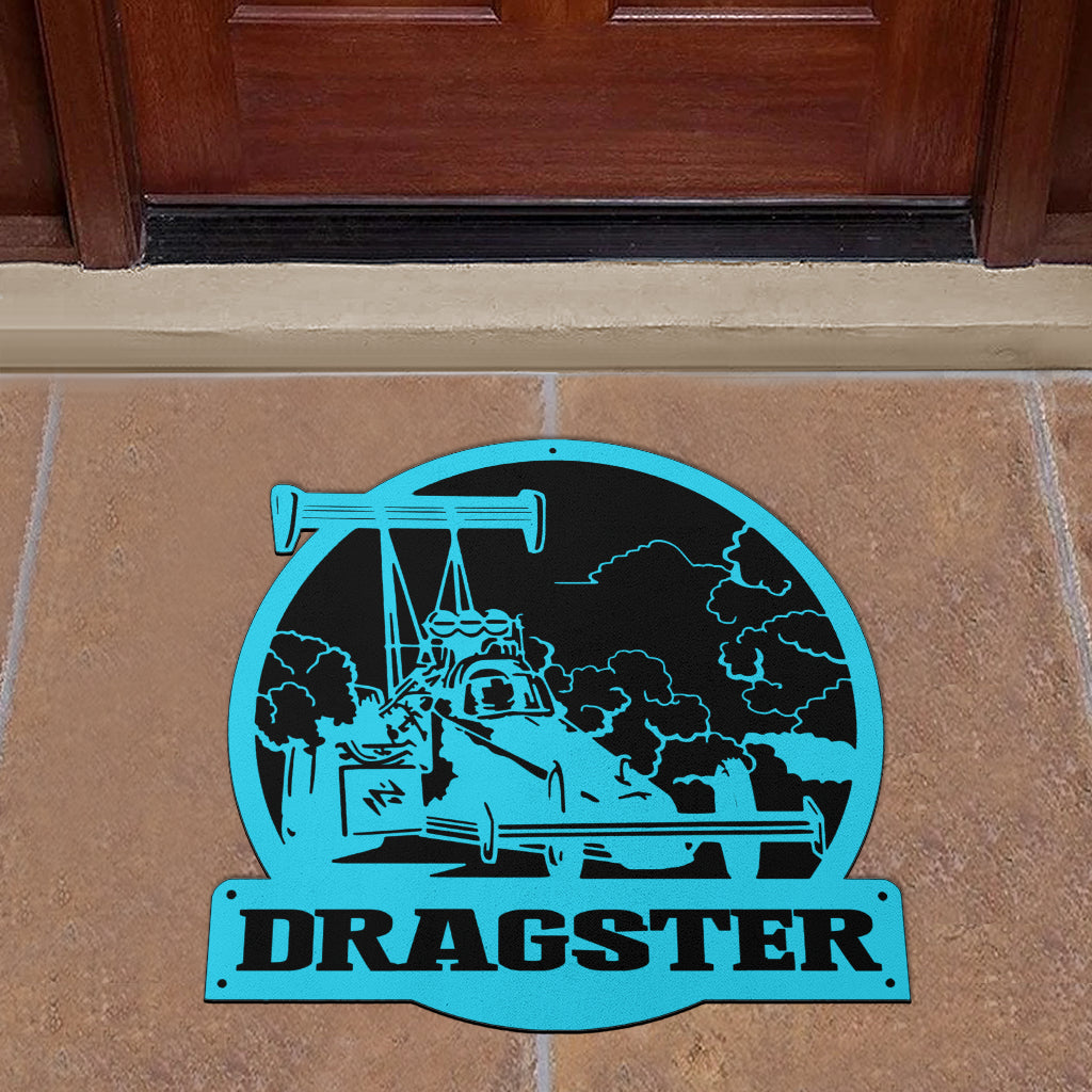 Custom Shaped Dragster Door Mat RBCB
