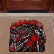 Custom Shaped Motocross Door Mat