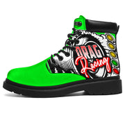 Drag Racing All-Season Boots pistachio